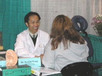 Dr. Frank Wang in clinic